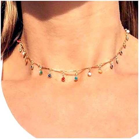 Andelaisi Boho Colorful Gemstone Choker Cover