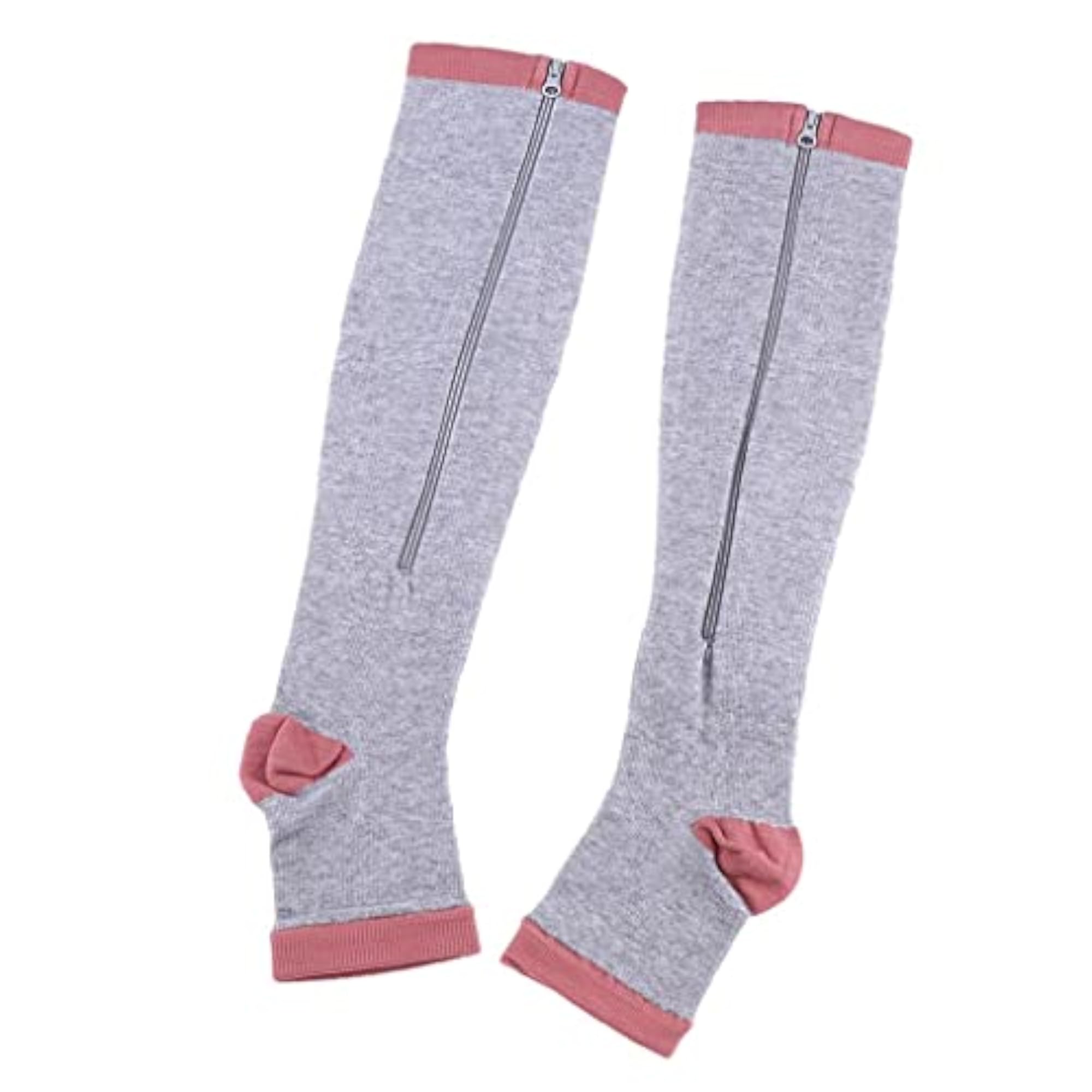 Compression Socks with Zip Leg Support