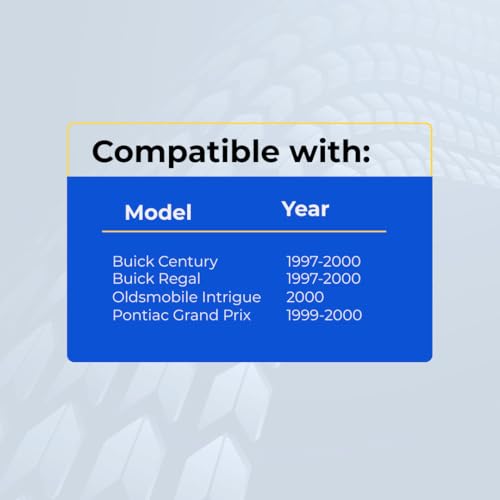 Image of Car Key Fob Keyless Entry Remote Compatible with 1998 Intrigue FCC ABO0204T AB00204T ABOO204T Part Number 10246215