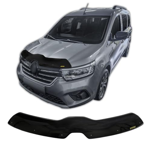 Bra de Capot Renault Kangoo 2021+ SCOUTT : Déflecteur de Protection Aérodynamique Noir