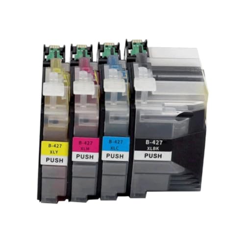 Cartouche d'encre compatible LC427XL haute capacité pour MFC-J6955DW rendu net et séchage rapide