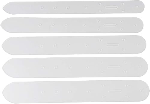 5Pcs Translucent Belt Buckle Holes Templates, Leather Punching Craft Module DIY Tool 25/30/35/38/40mm