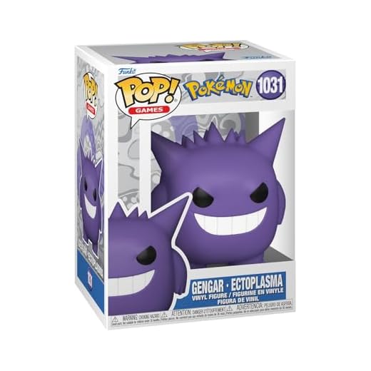 FUNKO Pop! Games: Pokemon - Gengar - Figura de Vinilo Coleccionable - Idea de Regalo - Mercancia Oficial - Juguetes para Niños y Adultos - Video Games Fans - Muñeco para Coleccionistas y Exposición