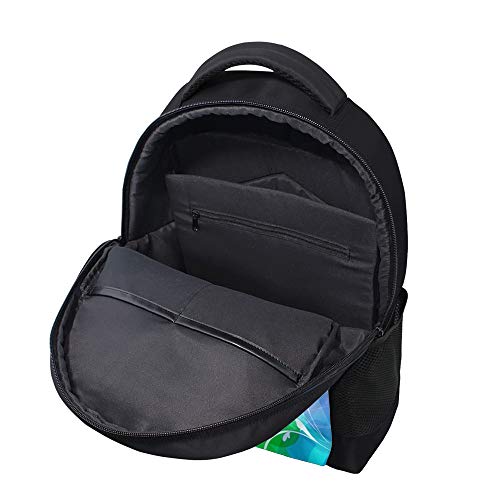 Sac à dos motif libellule résistant à l'eau avec double fermeture éclair fluide - 5