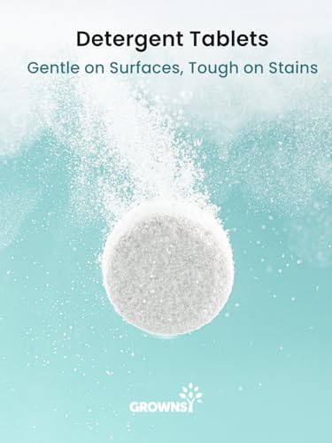 image for GROWNSY Bottle Washer Detergent Tablets, 130 Count, Deep Cleaning, Com