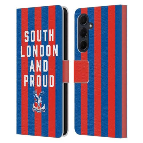 Étui en Cuir Samsung Galaxy A35 5G Crystal Palace FC Édition Collector Finale 2025