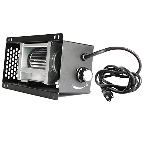 Hongso 16Y-NEW Speed Variable S31105 Blower Fan 110V ~ 120V for GHP Group, Monessen / Majestic (MHSC Brands), Majestic Dutchwest Windsor, CFM US Century Plate Steel Freestanding Wood Stove Fireplace