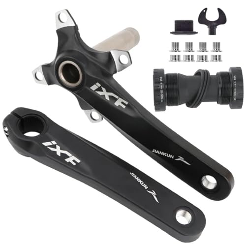 CYSKY Mountain Bike Crank Arm Set 175mm 104 BCD with Bottom Bracket Kit and...