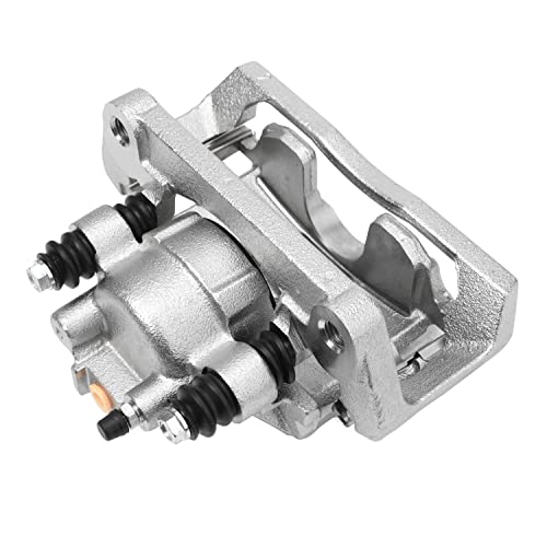 Image of Detroit Axle - Rear Brake Kit for 2005-2018 Dodge Ram 1500 2004-2009 | Durango 2007-2009 Chrysler Aspen Disc Brake Caliper w /Bracket Ceramic Brake Pads w /Hardware Replacement