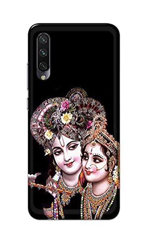 Image of PRINTFIDAA� Printed Hard Back Cover Case for Mi A3 Back Cover (Radha Krishna) -2808