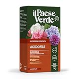 Concime Ortensie In Grani - Concime Acidofile Per Piante Come Azalee E Camelie. Fertilizzante Piante Granulare, Mantiene Acido Il Terreno Aiutando La Crescita Delle Piante - Il Paese Verde, marrone