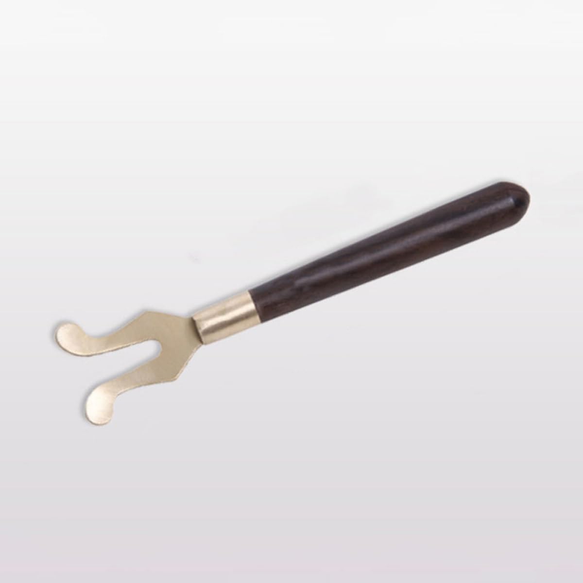 Abrazadera de Hierro Accesorio Fácil de Almacenar para Taza de Té Mango de Madera, Resistente al Calor y Anti-escaldaduras para Ceremonias de Té