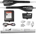 Mighty Mule Gate Opener, Solar Ready, Automatic Gate Opener for Dual Swing Gates up to 300lb or 12ft, with Precision Installation Ruler, Upgraded Kit, MM272-A