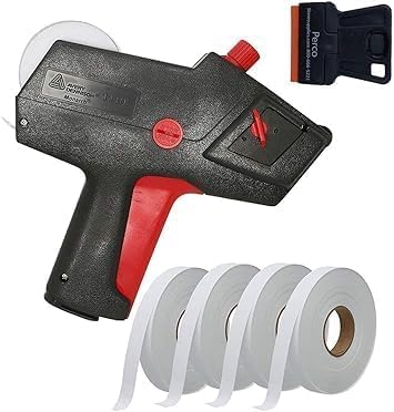 JIO Monarch 1110 Pricing Gun Kit – Semi-Automatic Label Tagging Gun with 8,500 Price Labels & Preloaded Ink Roller – 1-Line Handheld Labeler for Retail, Grocery, Shop & Warehouse Use