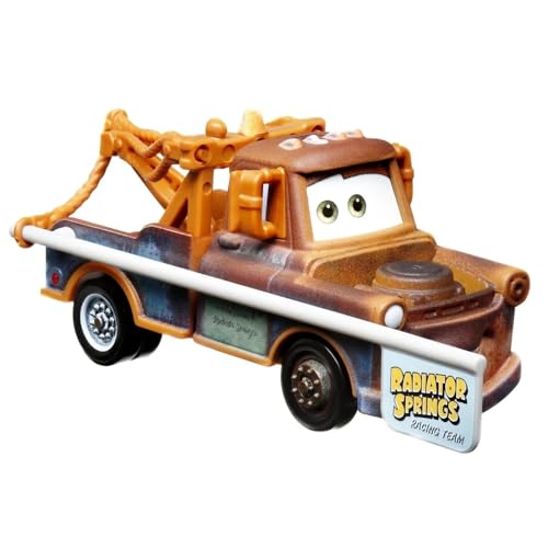 Mattel Mater con bandera, coche a escala 1:55 miniatura 2