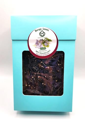 Iranian Borage Tea, Improve wellbeing,Herbal tea Tisane, Caffeine Free, Hand Picked, Organic, Viper's-buglosses, (گل گاوزبان) 20 g چای گل گاوزبان