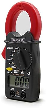 DT399A Digital Clamp Meter Mini Ammeter Clamp Multimeter Small Ammeter Voltage Resistance Tester
