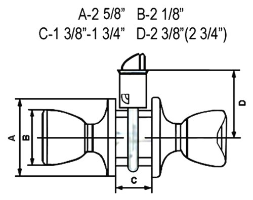 Satin Nickel Entry Entrance Round Knob Handle With Matching Double Cylinder Deadbolt (Keyed On Both Sides) Combo Pack Kwikset Keyway Keyed Alike 5765Dc (4 Set) #TOP2