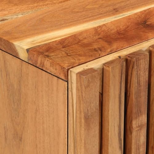 Armario de pared de baño de gama alta en madera maciza de acacia texturizada 8