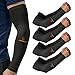 ARMORAY Arm Sleeves for Men or Women - Compression Warmers to Cover Tattoo - for Basketball Golf Running Football Cycling or Sun Protection