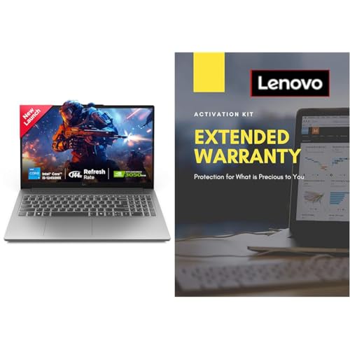 Image of Lenovo LOQ Essential Intel Core i5-12450HX| NVIDIA RTX 3050 6GB (12GB RAM /512GB SSD /144Hz Refresh Rate /15.6 inch (39.6c 1 Year Extended Warranty with Onsite Service (5WS0K75657)