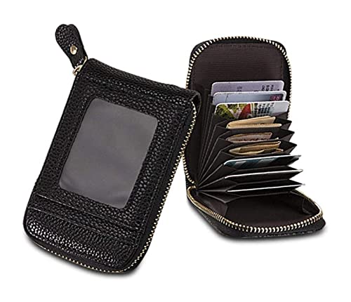 Vintage Leather Women‘s Wallet Card Slot Credit Blocking Zipper Cash Organizer Holde wallet & card cases3