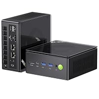 GMKtec K8 Plus Mini PC Ryzen 7 8845HS (8K/16T, bis zu 5.1Ghz) 32 GB DDR5 1TB SSD Mini Gaming PC mit 4K Quadruple Display|Type-C|WiFi 6|BT 5.2 |Oculink|Dual 2,5G LAN|HDMI 2.1|USB4 – Ansicht 1