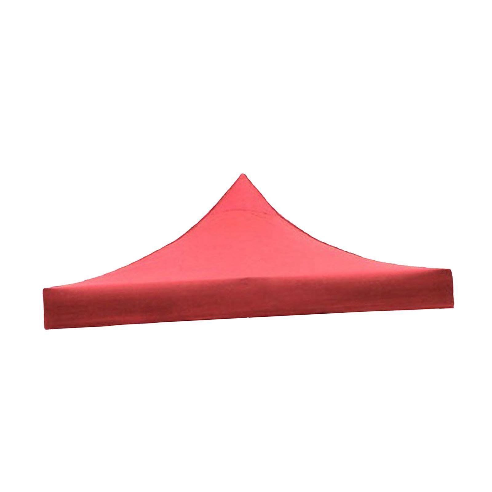 Tente Toit Housse Rechange Oxford Protection Intempéries Transportable pour Camping Loisirs Jardins Plages Convient Aux Activités En Plein Air, Rouge, 2.9mx2.9m