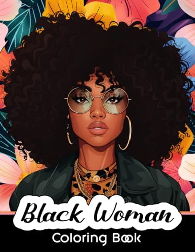 Black Women Coloring Book: 50 Coloring Pages of Beautiful Black Women for Adults: African American Women Portraits