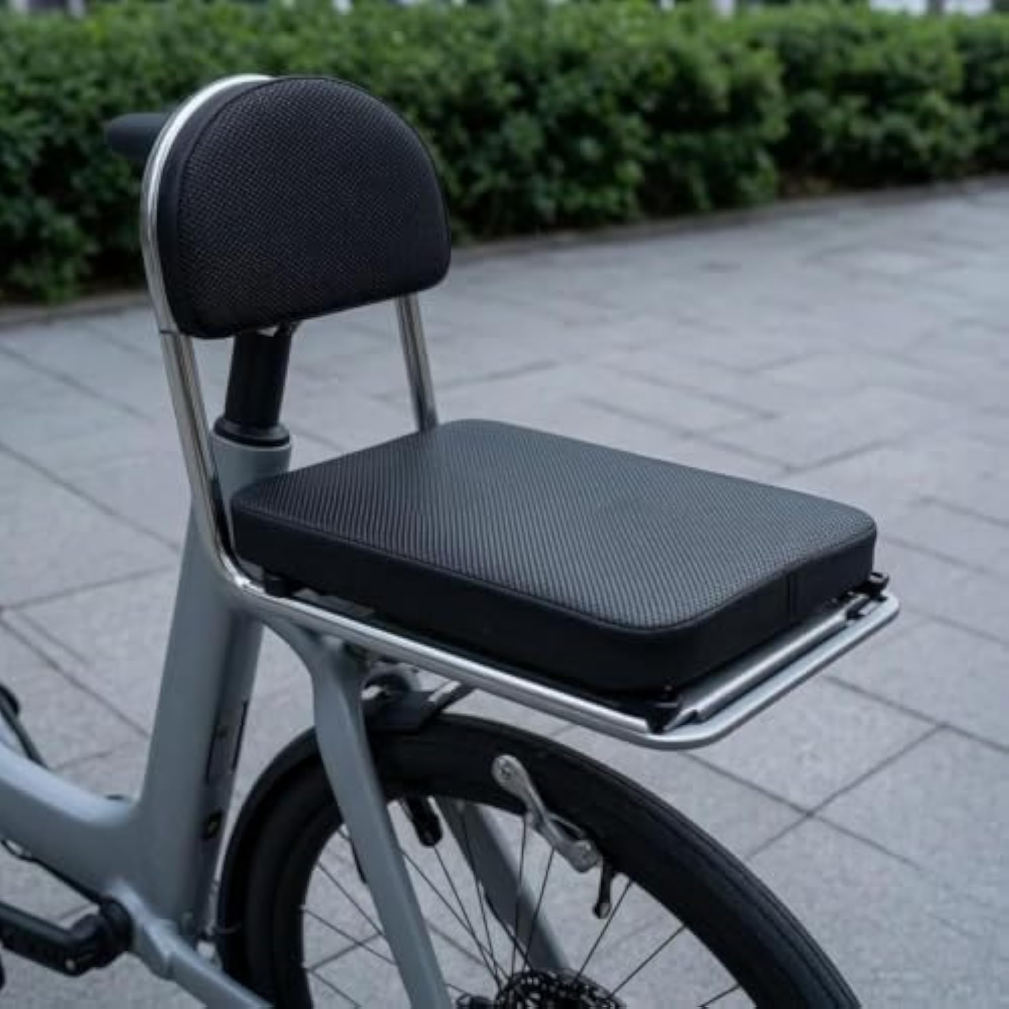 Padded Bike Seat with Backrest for Comfort