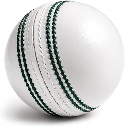 Premium White Leather Cricket Ball Hand Stitched 4 Piece Match & Practice