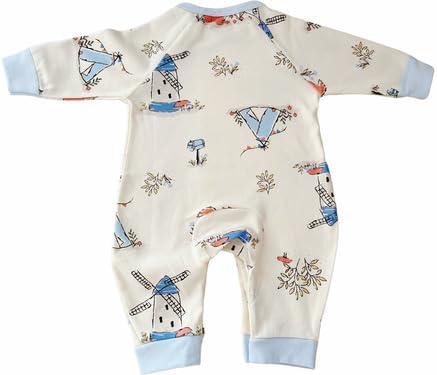 Baby Romper Long Sleeve Newborn Jumpsuit with Snap Closure Infant Bodysuit for Boys/Girls - Image 6