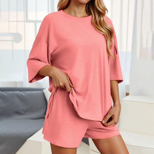 Ensemble short femme chic tenue ete confortable lavable en machine - 3