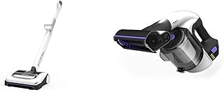Gtech AirRam Platinum AR46 | Enhanced AirLoc Technology, Anti-hair Wrap, and Forward Inertia Drive | 60 mins Runtime | White/Purple + Multi Platinum | Cordless Handheld Vacuum | 30 mins Runtime