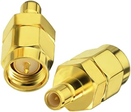Bingfu DAB Aerial SMA Adapter SMB Female to SMA Male Connector 2 Kit for JVC Alpine AiliTech Pioneer Clarion Kenwood Pure Revo Radio