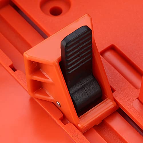 Walfront Gehrungslade 14-Zoll Säge Klemmbox Holzschneide Handsäge mit Klammer, Kunststoff Schneidlade Gehrungslade, Hardware Werkzeug Säge, Aufbewahrung Gehrungsbox