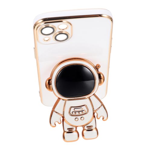 Uonlytech Astronaut Phone Case TPU Shockproof Cover with Built-in Stand for Birthday and Everyday Use Compatible with 6.1-inch Smartphones