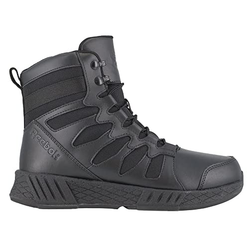Image of Reebok Work Men's 6 inch Floatride Energy Soft Toe Tactical Boot with Side Zipper Black - RB4355