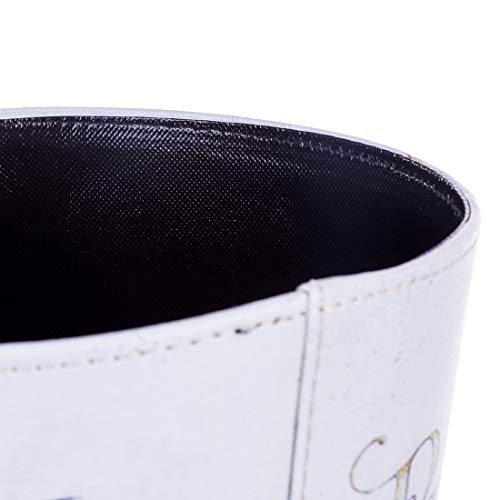 Ruiyif Deskside Waste Basket Decorative Trash Can Without Lid Waste Vintage Bin Bathroom Living Room Kitchen Office Recycle Bin (Butterfly) #TOP5