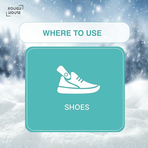 Image of Roughhouse Foot Warmers Pack of 3 Pairs| Insole-Type Heat Packs (8+ Hours) | No-Goo Powder Design | Shoe-Ready Trekking Warmth | Safe & Natural