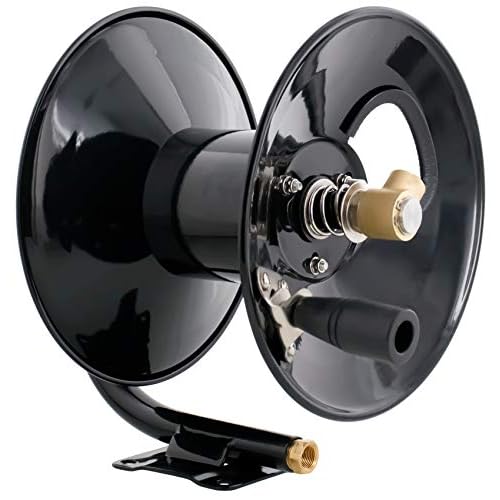 50ft Manual Powder-Coated Hose Reel