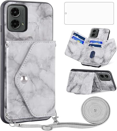 Coque Moto G 5G 2024 Asuwish antichoc Gris protège contre chutes