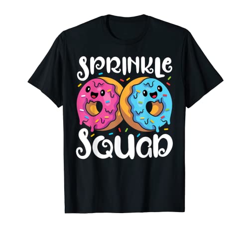 Donut Sprinkle Squad Funny Girls Donut Lover Matching T-Shirt
