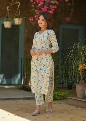 Image of FABNEX kurta set for women | Women Kurti Pant Set (K-Set-1)