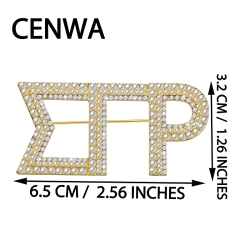 Image of CENWA Sorority Brooch Pin Sorority Gift Sorority Jewelry Gift