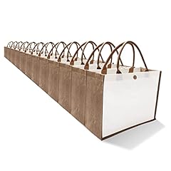 10 Pack of White Brown