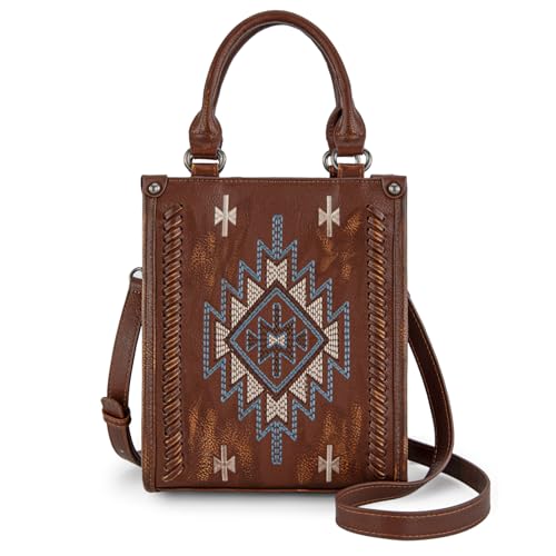 Image of Montana West Western Women's Crossbody Handbag Ladies Crossbody Bags for Women Designer Top Handle Handbags