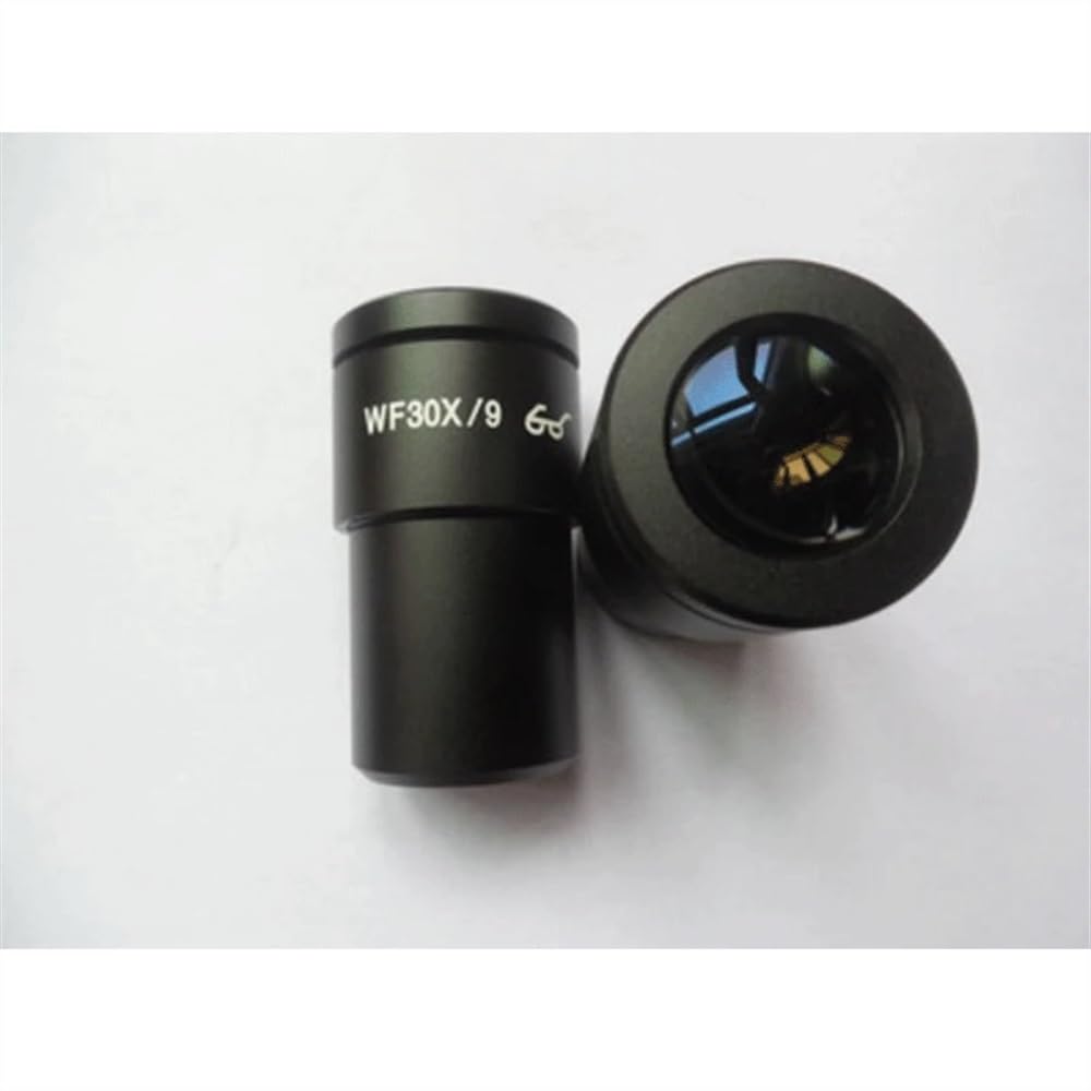 Microscopio estéreo WF30X de 1 pieza con retícula, punto de ojo alto, micrómetro de gran angular, ocular (campo de visión de 9mm, tamaño de montaje de 30MM) Accesorios para microscopios de laboratorio