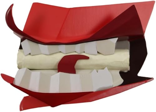 Miniatura 9 de Harry Potter  Imán de aullador 3D con letra en blanco extraíble  Imán de resina funcional de 4 x 3.5 pulgadas con desplazamiento de 3.6 x 8.5