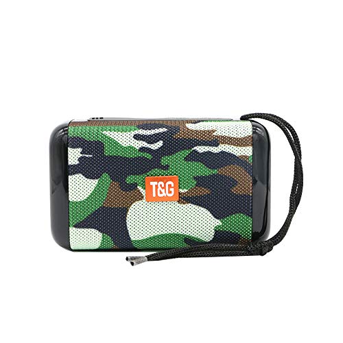 T&G Portable Wireless Bluetooth Speakers, Rich Bass Wireless Speaker with Built-in Mic for iPhone, iPad, Smart Phone, Laptops and More (Multicolor)